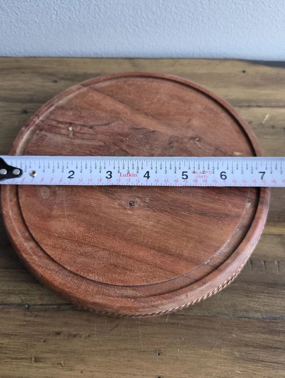 Wooden Cheese Dome Cake Tray with Glass Cover & 7